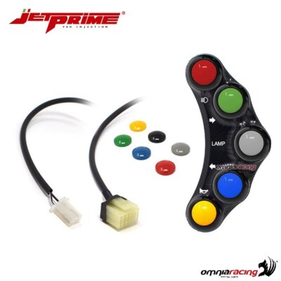 JetPrime road left handlebar switches 5 button for Yamaha YZF R3 2015 ...