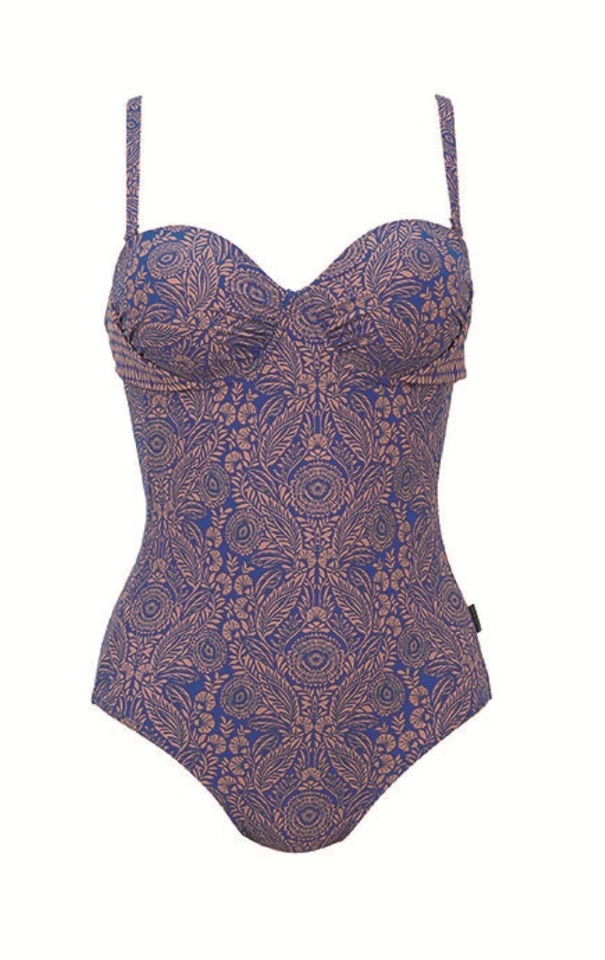 Anita Lavender Rosa Faia COCO SUIT One Piece Swimsuit US 8C, UK 32C, NWOT - Image 2 of 2