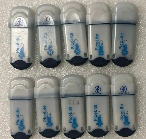 LOT OF 10 - Fourtec PICOLITE-16K PicoLite One-Trip Temperature USB Data Logger