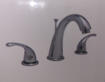 PROFLO  Alvord Two Handle Widespread Bathroom Sink Faucet Polished Chome