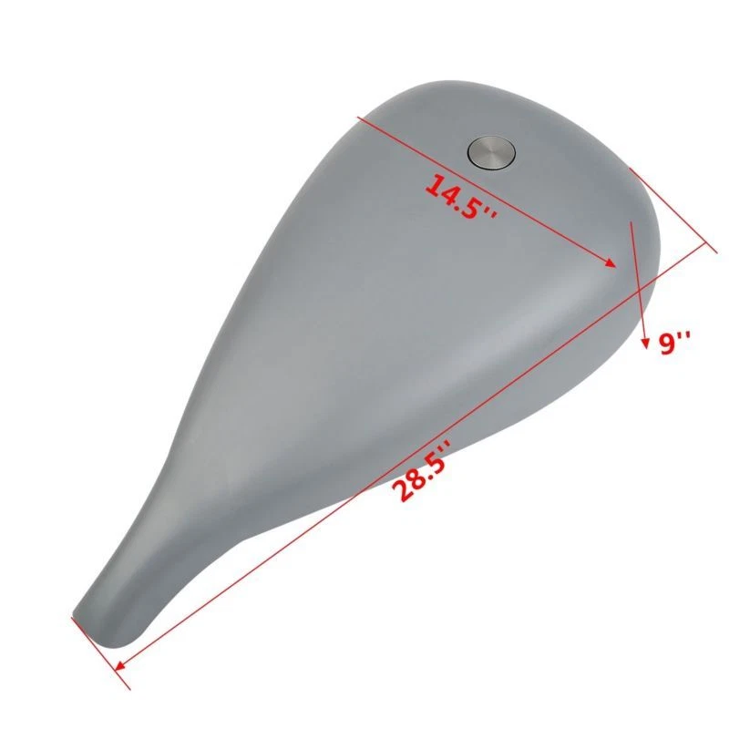 5" Estirado 4.7gal. Tanque de combustible de gasolina de galón para Harley Electra Street Glide Chopper Foto 4 de 4