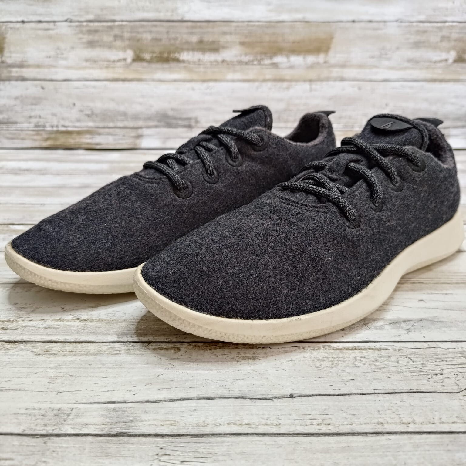SAOLA Sneakers Allbirds Uomo WR Lana Runners Grigio Scuro Corsa Atletica Taglia 9