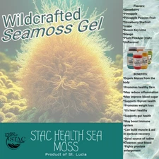 SEE DETAILS!! Wholesale 12 Bundle Sea Moss Gel Raw 100% Wildcrafted Sea Moss