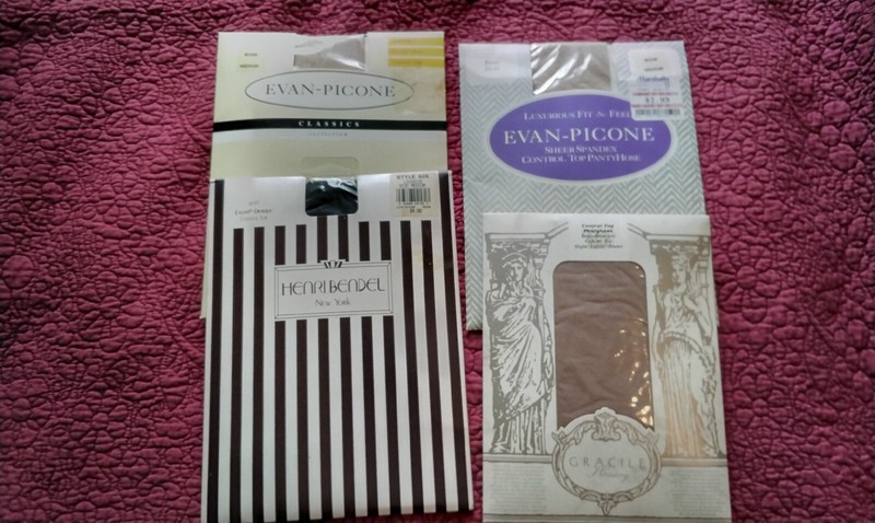Vintage Pantyhose - Lot Of 4 - Size M - Henri Bendel, Evan Picone, Gracile ...