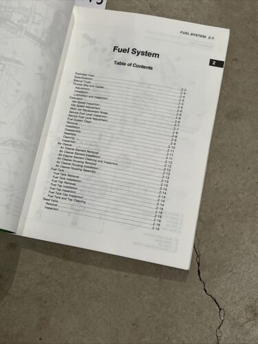1991 Kawasaki KX80 KX100 Service Manual P/N 99924114401 - Picture 7 of 7