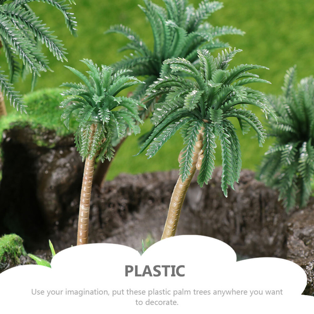ジオラマ 1/64 【Palm Tree】 1/64 Diorama Palm Trees Artificial Coconut Plants Indoor