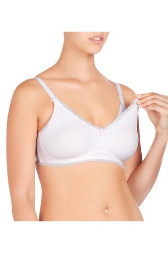 HEIDI KLUM H71-740 ELODIE MATERNITY BREASTFEEDING BRA IN CRADLE PINK STRIPE 36DD - Picture 4 of 8