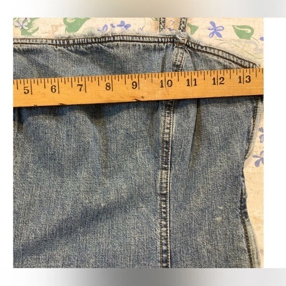 Moschino Jeans Denim Patchwork Mini Abito Taglia CS Small Vintage Anni 90 2000 Italia