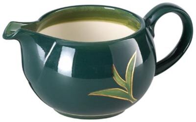 GOLDEN LEAF - Keramik Milchgießer - Teezubehör  - Teekanne - Milchkanne