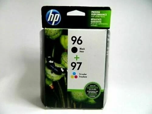 Combo de cartucho de tinta original HP 96/97 para impresora HP7210 6540 6640 - TINTA OEM Foto 3 de 4