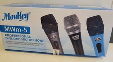 Moukey Professional Dynamic Microphone In Blue NEW Open Box