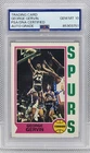 PSA DNA GEM MT 10 1996 Topps Rookie Reprint George Gervin Certified Autograph