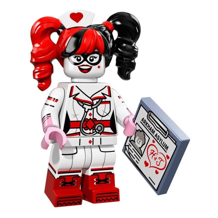 Minifigura LEGO Batman Película Serie 1 71017 - Enfermera Harley (SELLADA)