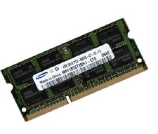 Memoria RAM 4 GB notebook Samsung DDR3 1066 Mhz SO-DIMM PC3-8500S 204 pin