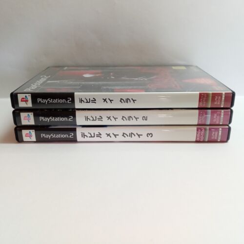 Devil May Cry 1 2 3 Set Lot PS2 PlayStation 2 Japan Imports CIB Complete - Picture 3 of 14