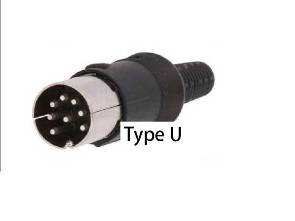 Conector Din 8 pin Type U (Sega Megadrive/Genesis) (5 units)