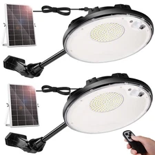 Ropelux Solar Barn Lights Outdoor Indoor with 3500LM 4 Modes (1 All Day Mode)...