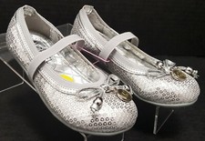 Michael Kors "Lil Kory" Sequin Ballet Flats Bow w/Ornament Girl's Tod Size 9 New