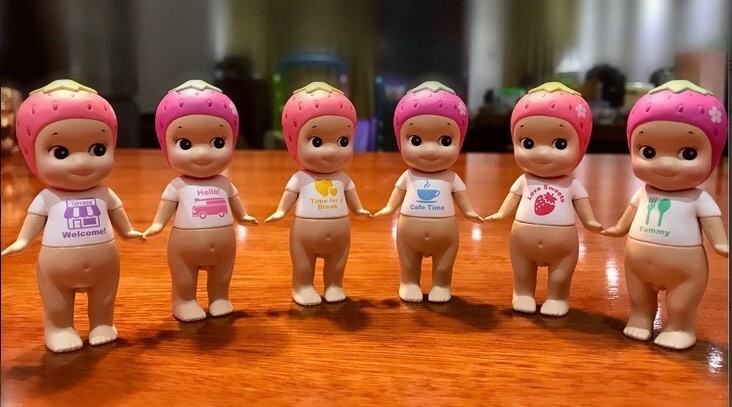 6 PCS Sonny Angel Seoul Strawberry Mini Figure Confirmed