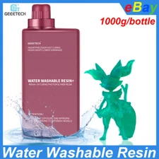 Geeetech Water Washable Resin 1000g 405nm UV-Curing Green for Resin 3D Printer