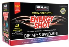 Kirkland Signature Extra Strength Energy Shot, 48 Bottles, 2 Ounces Each