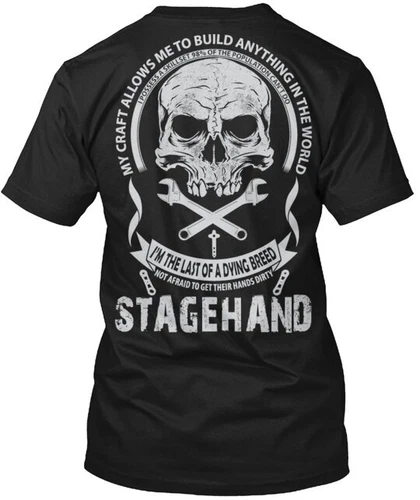 Stagehand Tee T-Shirt Unisex Size S to 4XL