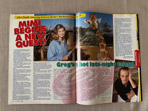 Vintage television - "Australian TV Week" Aug 1995 Ray Manzarek The Doors - Picture 12 of 20