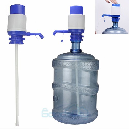 Dispensador de bomba de agua de prensa manual de 4/5/6 galones agua potable embotellada manual + manguera - Imagen 11 de 12