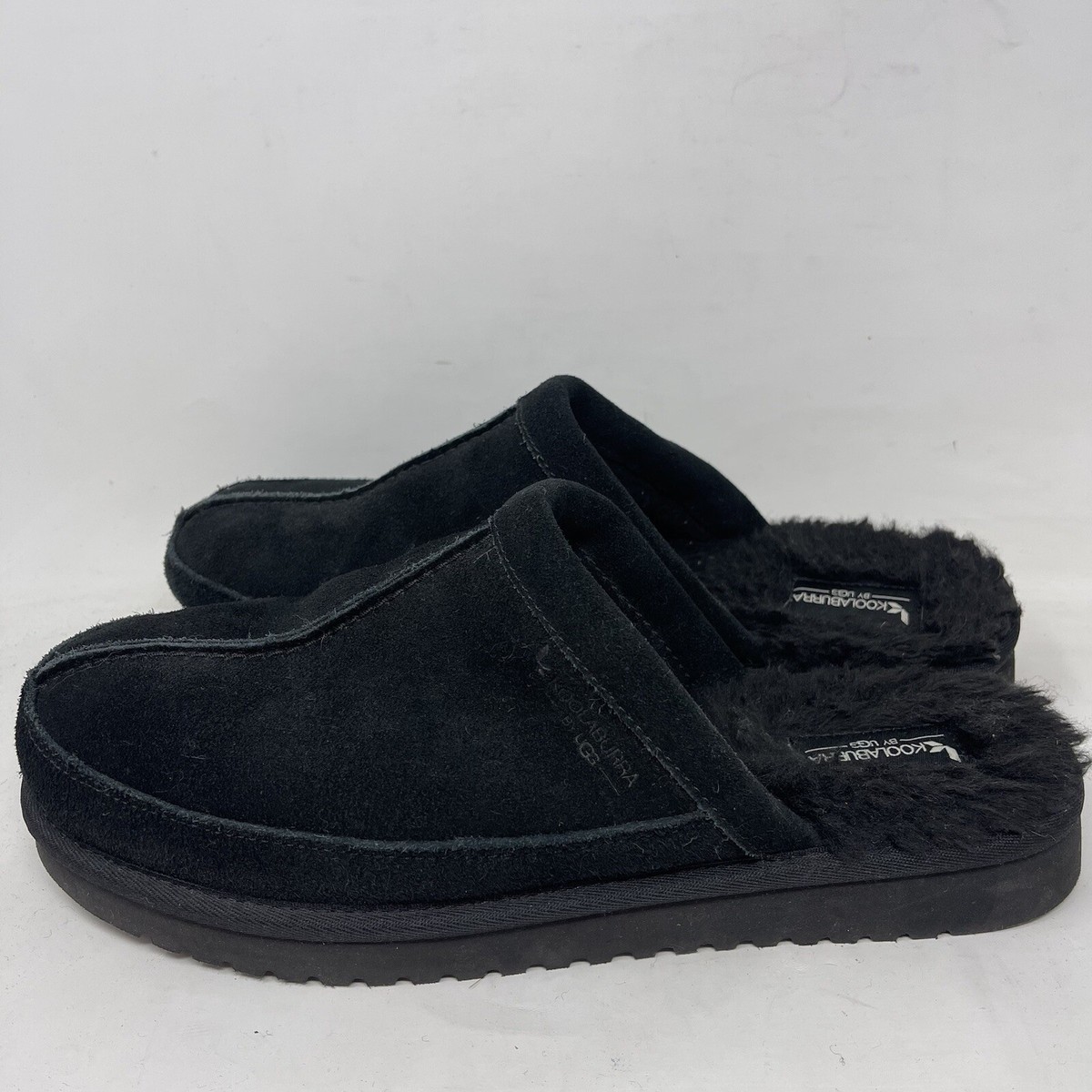 Koolaburra by Ugg Slippers Mens 10 Bordon Moccasin Black 