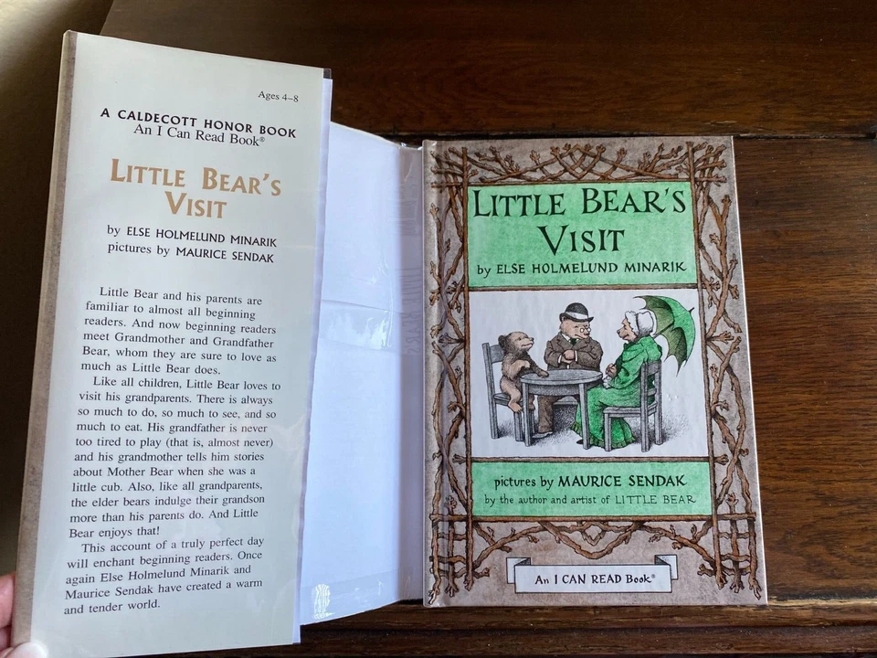 LITTLE BEAR'S VISIT, Else Minarik & Maurice Sendak, SIGNED re-issue 1989 HCDJ - Image 2 of 4