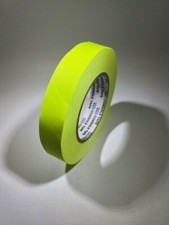 Pro Tapes Artist/Board/Console Paper Tape 1" x 60 yds. Fluorescent Yellow