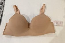NWT  Auden Nursing Bra Lightly Lined Wire Free Tan / Beige 38D