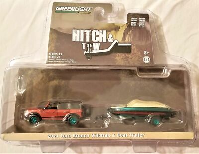 Greenlight - 1:64 Hitch & Tow Series 23 2021 Ford Bronco Chase