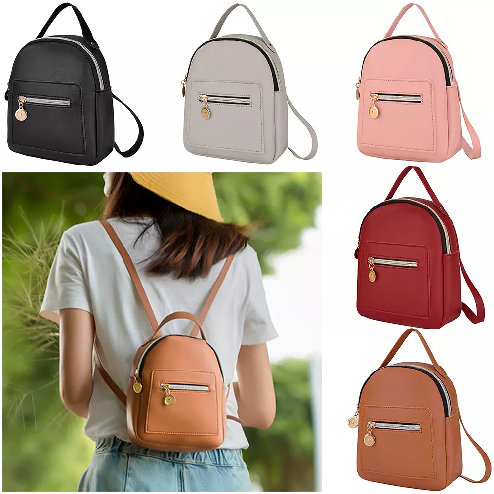 Bags Women School Backpacks Mini  Pu Leather School Backpack Bags - Pu  Leather Mini - Aliexpress