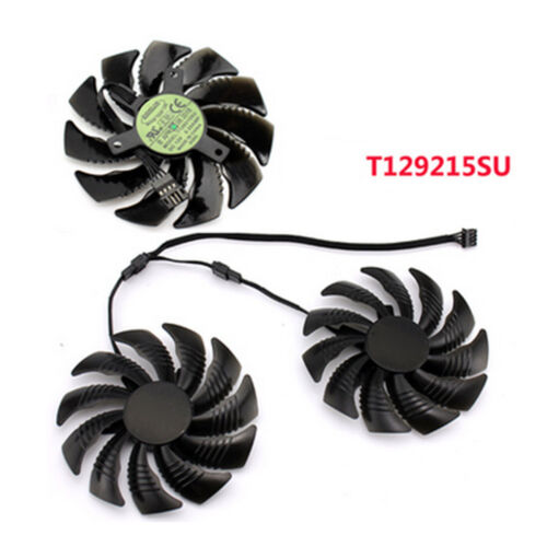 Cooling Fan T129215SU / PLD09210S12HH for Gigabyte GTX 1060 1070 Graphics Card - Photo 1 sur 22