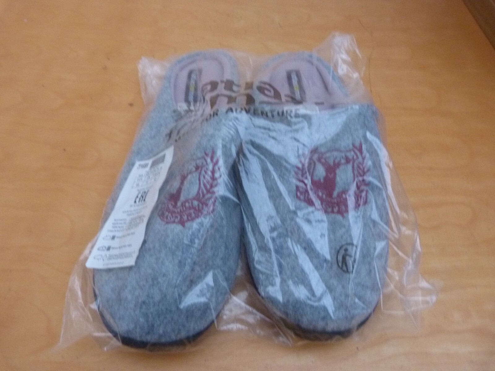 SAOLA Atlas da uomo paio di pantofole slip on grigie da uomo suola piatta rigida taglia 11