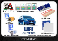 Kit tagliando Grande Punto 1.3 multijet 75cv filtri UFI 4 litri Selenia WR 5W40