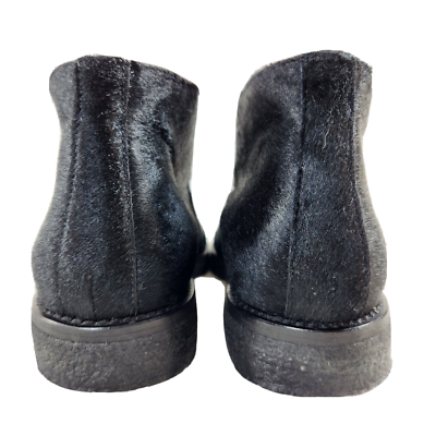 VINCE Clay Calf Hair Chukka Boots $395 Sz 9.5 Black Made In  display picture 2