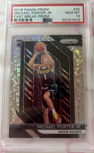 2018-19 Panini Prizm - Michael Porter Jr. #32 Fast Break Prizm (RC)