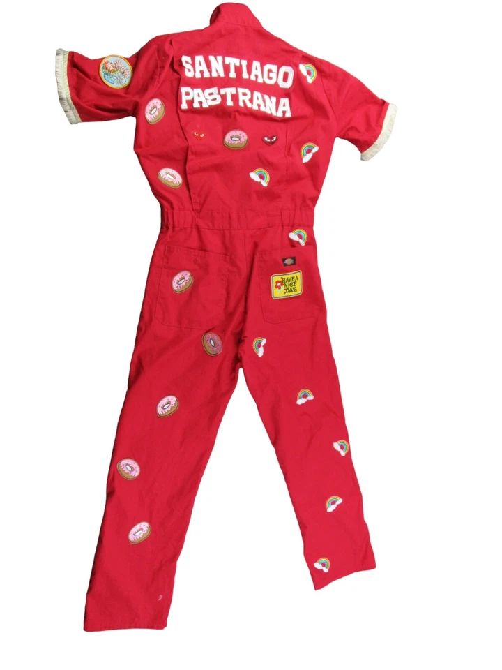 Disfraz Platónico Halloween Seth Rogen Will Hombre Pequeño Rojo Monos Mecánico Foto 4 de 4