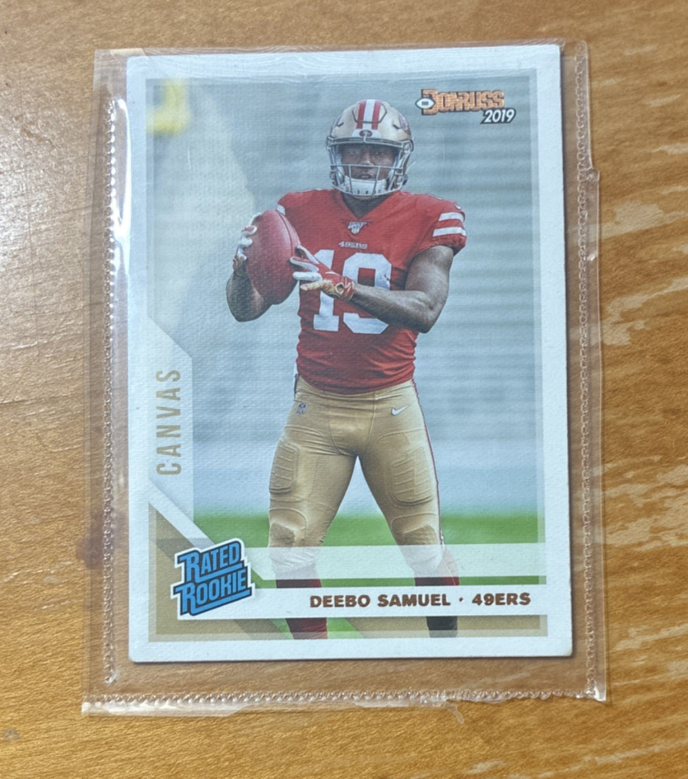 Panini 2019 Donruss Rated Rookie Canvas Deebo Samuel #317 49ers NFL