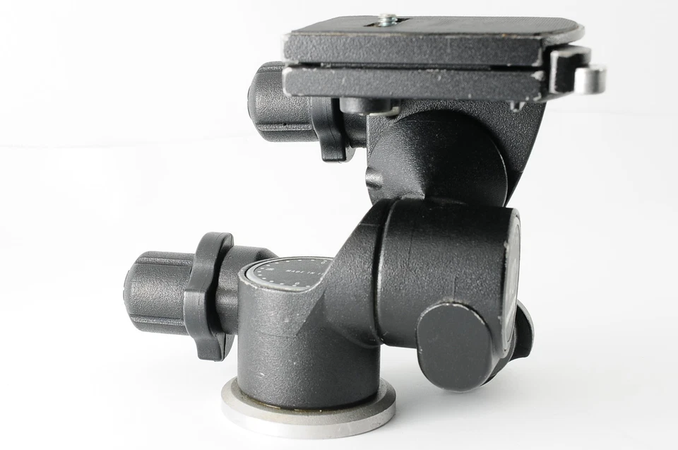 [Exc+5] Manfrotto 410 Junior Geared Tripod 3-Way Head Made in Italy From JAPAN - Image 3 of 4