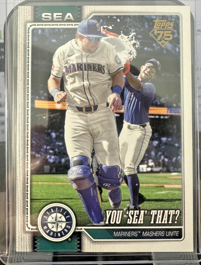 2026 Topps Series 1 - Julio Rodriguez, Cal Raleigh #168 Golden Mirror Image...