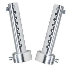 2 Pcs Motorcycle Exhaust Silencer Motorbike Muffler Insert Baffle Silver-42mm 2 Pcs Motorcycle Exhaust Silencer Motorbike Muffler Insert Baffle Silver-42mm