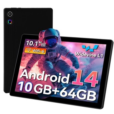 Tablet 10.1'' Android 14 Tablet 8+64GB Octa Core 1280×800 HD IPS WIFI Bluetooth