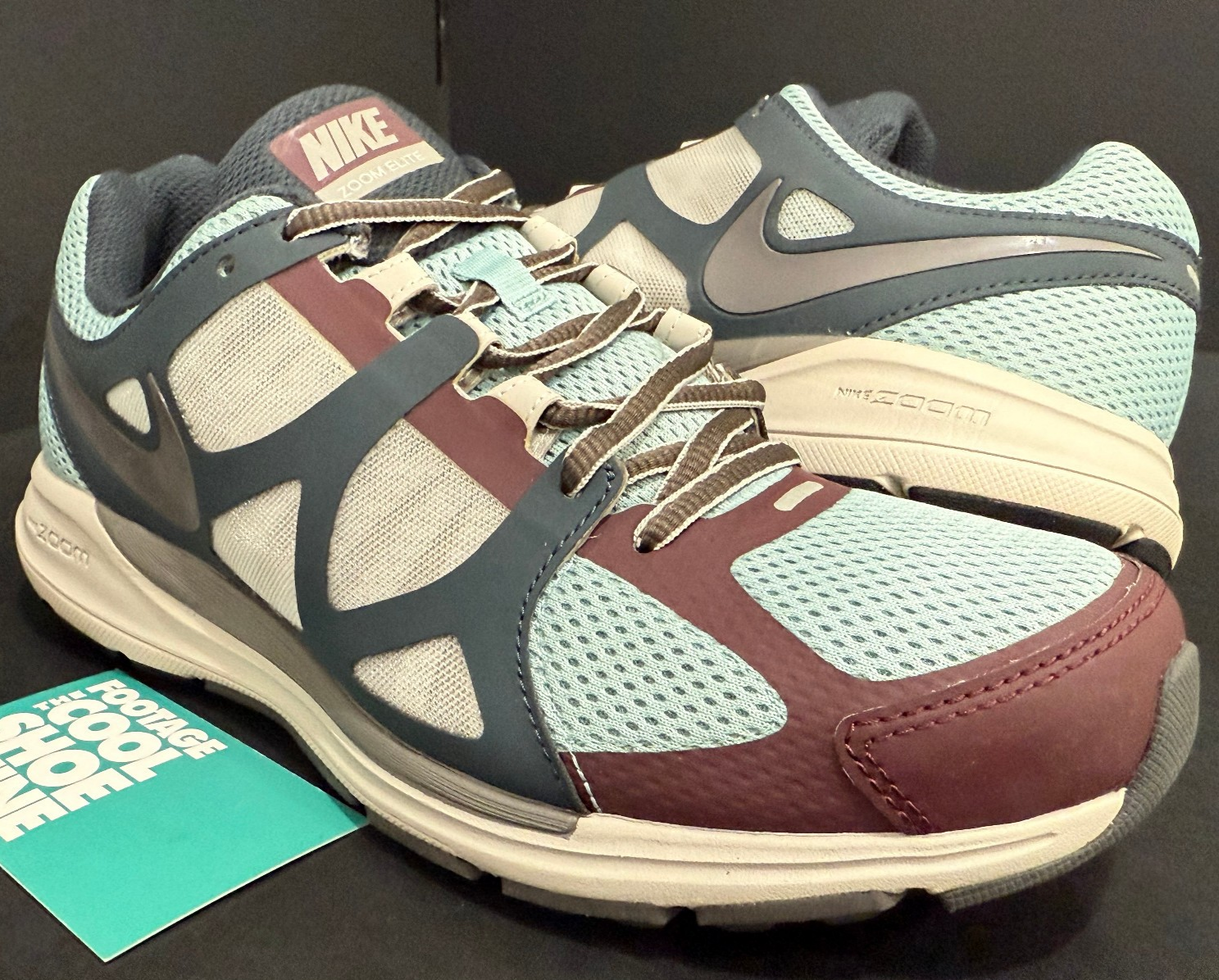 NIKE ZOOM ELITE+ JAPAN JP GYAKUSOU UNDERCOVER LAB CANNON GREY BURGUNDY 8 6.5