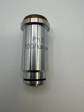 Carl Zeiss Ph3 100x/1.25 Oil Microscope Objective West Germany