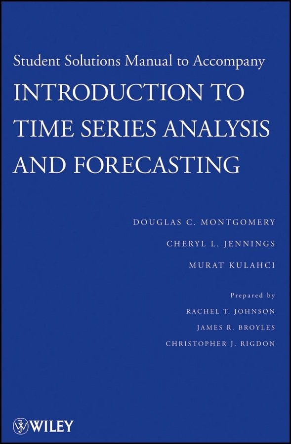 Introduction to Time Series Analysis and Forecasting Montgomery Paperback