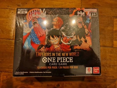 One Piece OP09 Display - Emperors in the New World - Booster Box, ENG Luffy TCG