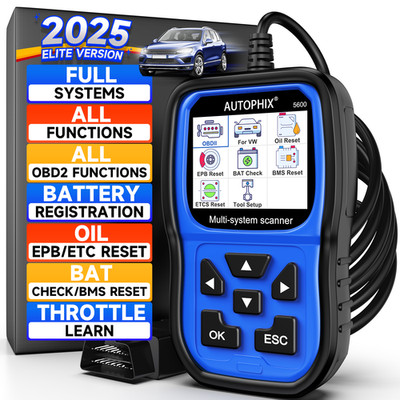 AUTOPHIX 5600 OBD2 Scanner ABS SRS EPB Code Reader All System Diagnostic Tool